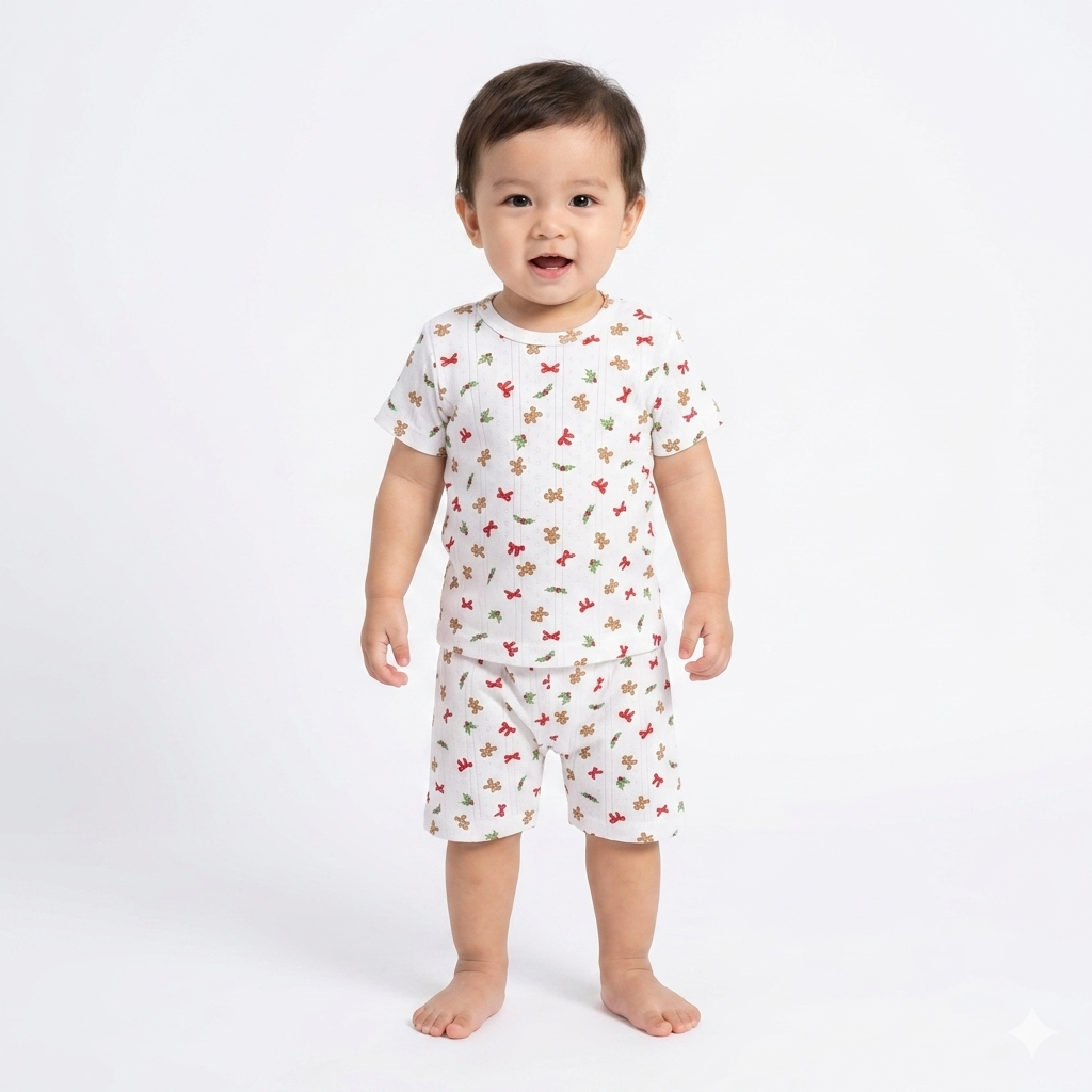Butterfly Print Shorts Cordset (3year to 4year)