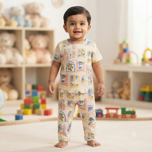 Miniklub Print Pant Set (6month to 1year)