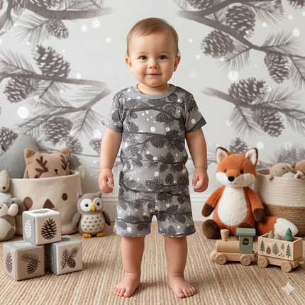 Tree Print Shorts Set (1year to 2year)
