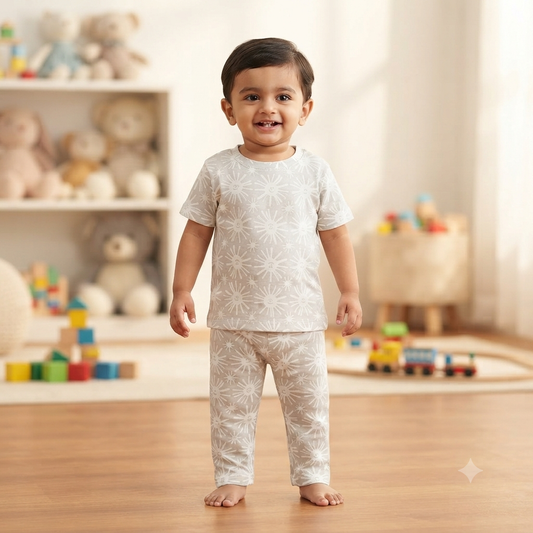Sun Burst Print Pant Set (6month to 1year)
