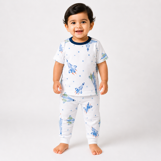 Rocket Print Pant Cordset (6month to 1year)