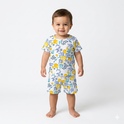 Mango Print Shorts Set (6month to 1year)