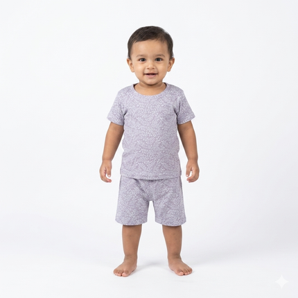 Leaf Print Shorts Set (2year to 3year)