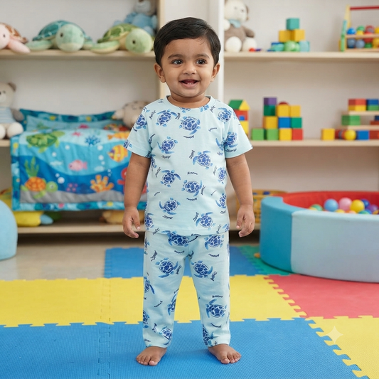 Turtle Print Pant Cordset (4year to 5year)