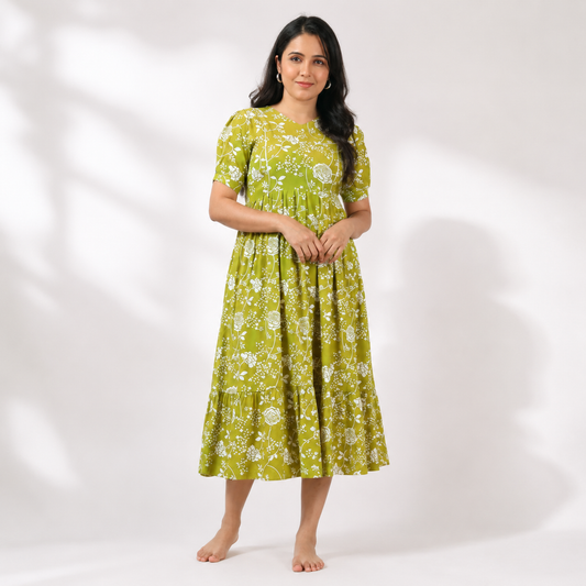 Green Feeding Maxi (Invisible Zip)