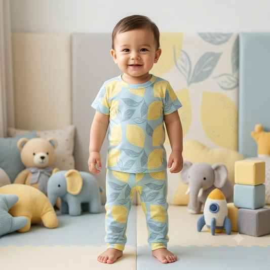 Mango Print Pant Set (2year to 3year)