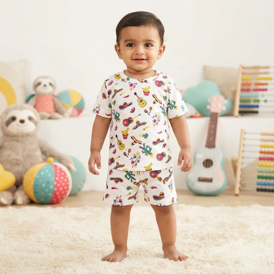 Multi Print Shorts Set (4year to 5year)