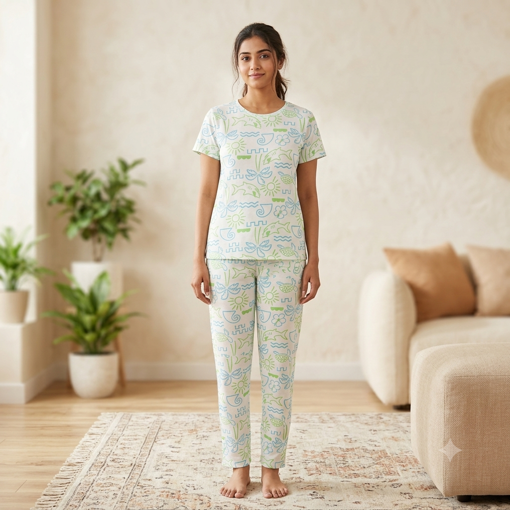 Sweet Dreams Print Pyjamas (S)