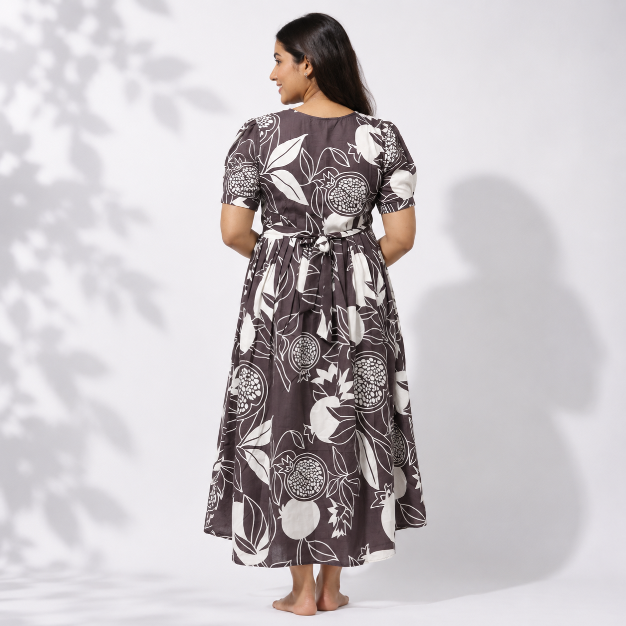 Light Grey Feeding Maxi (Invisible Zip)