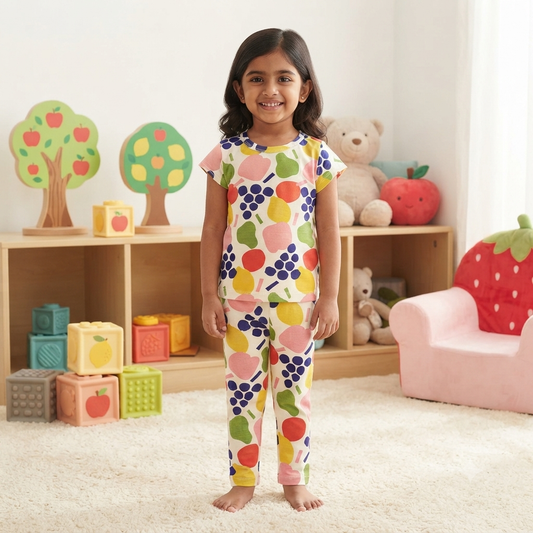 Colour stones Pant Set (2year to 3year) (Girls)