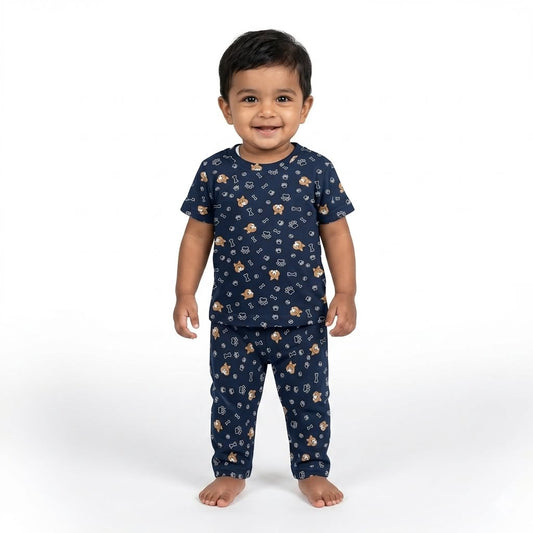 Dog Print Pant Cordset (7year to 8year)