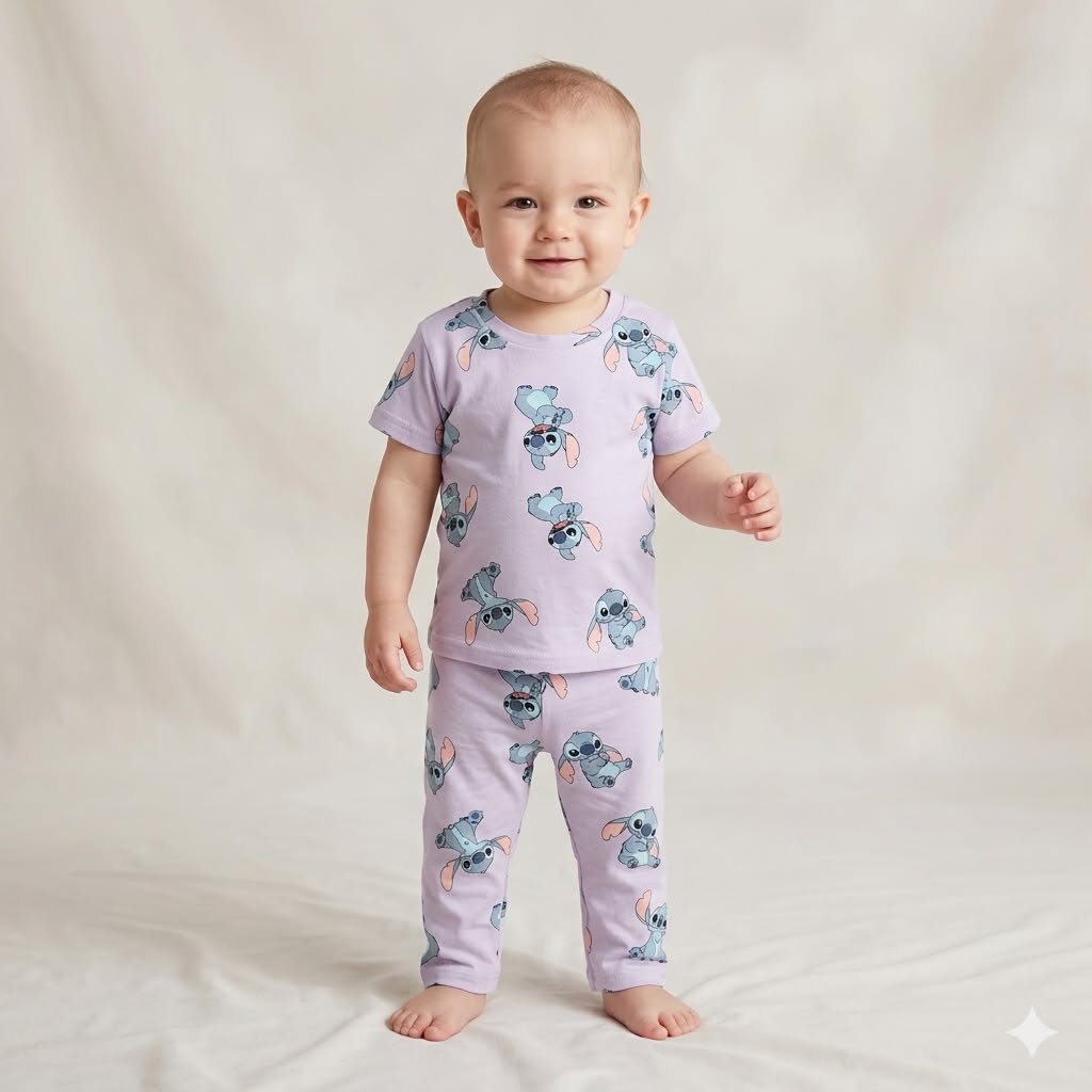 Rabbit Print Pant Cordset (7year to 8year)