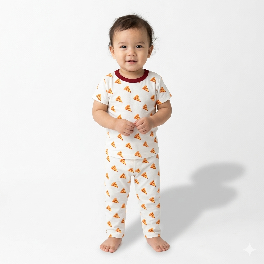 Pizza Print Pant Cordset (6month to 1year)