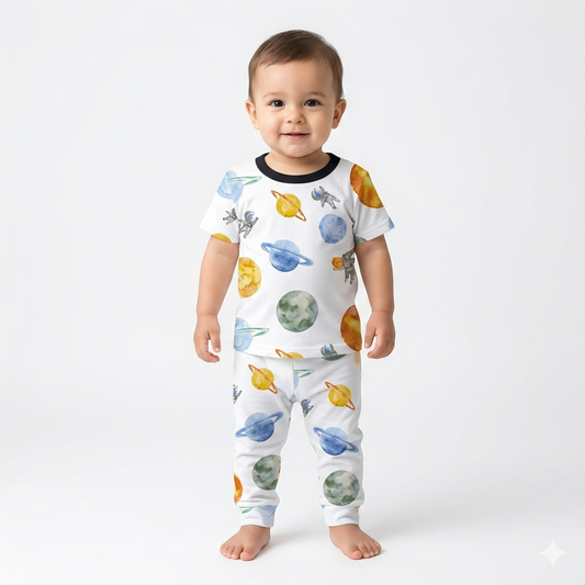 Planet Print Pant Cordset (6month to 1year)