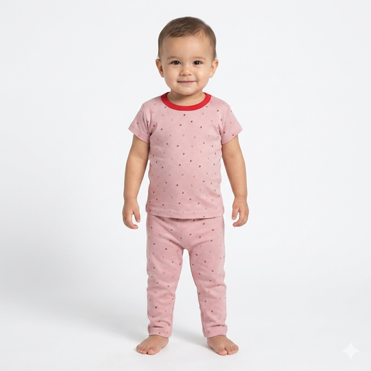 Mini Flower Print Pant Cordset (2year to 3year)
