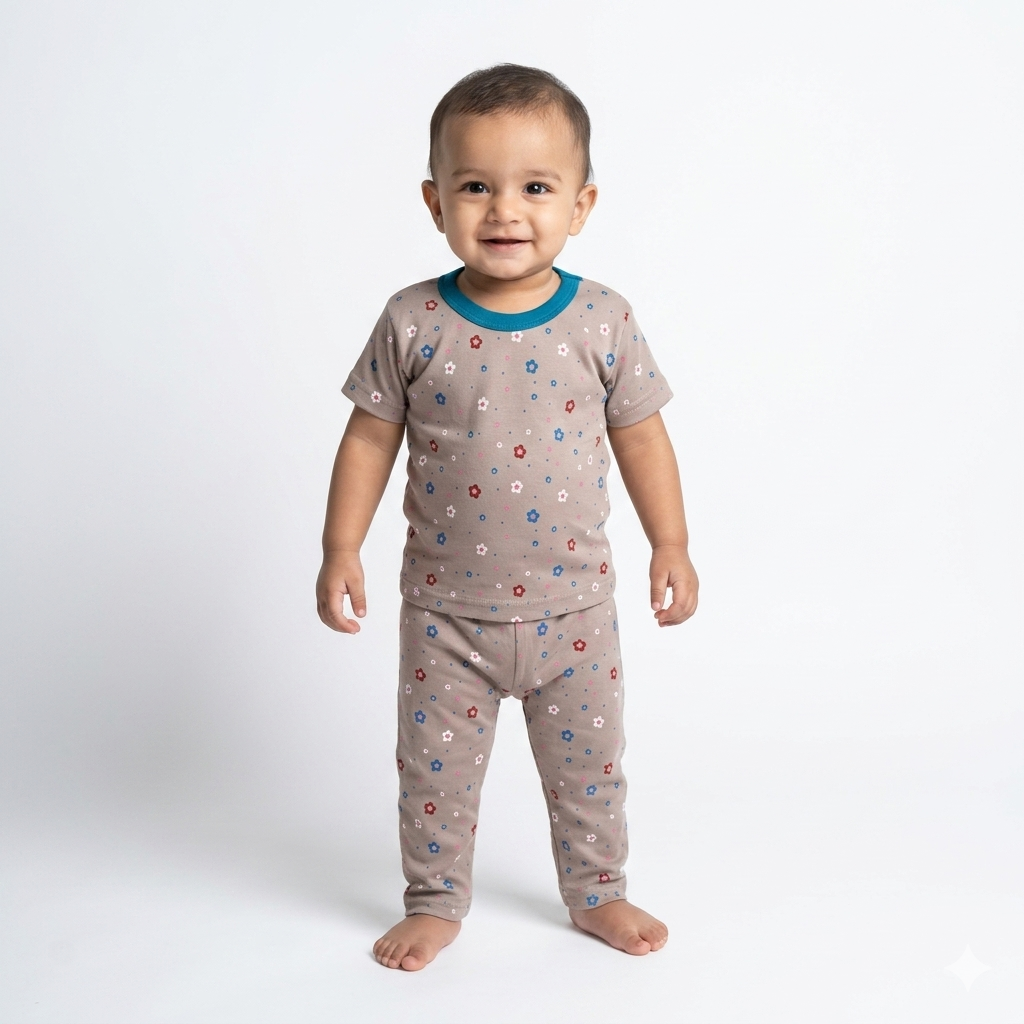 Flower Print Pant Cordset (4year to 5year)