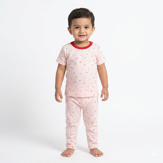 Mini Flower Print Pant Cordset (2year to 3year)