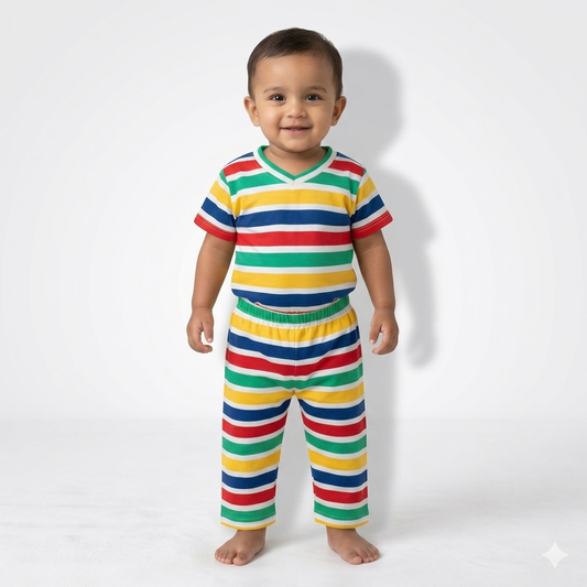 Multi Colour Print Pant Cordset (5year to 6year)