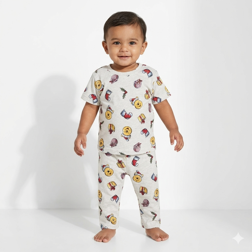 Cartoon print Pant Cordset (5year to 6year)