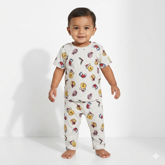 Cartoon print Pant Cordset (5year to 6year)