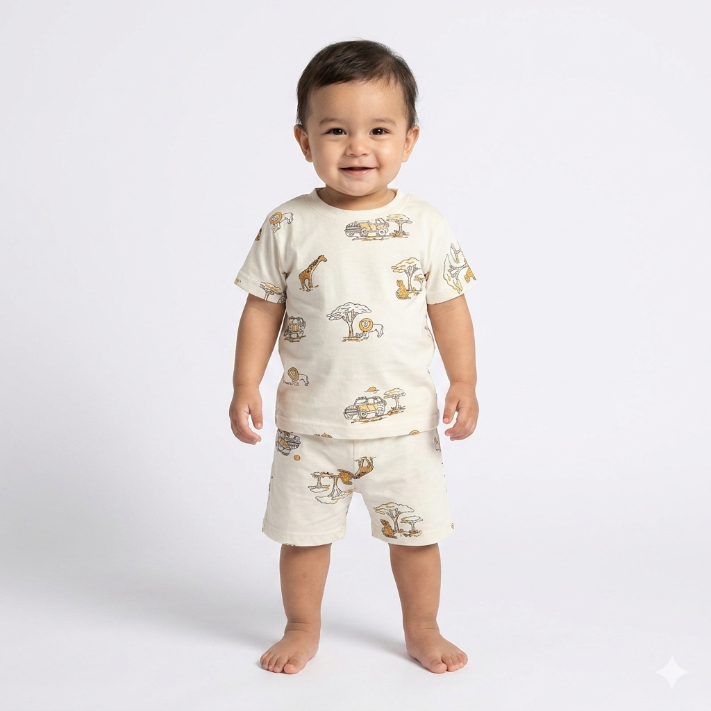 Tree Print Shorts Set (5year to 6year)
