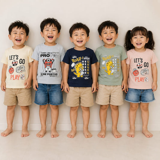 Kids T-shirts (Pack of 5 Only)