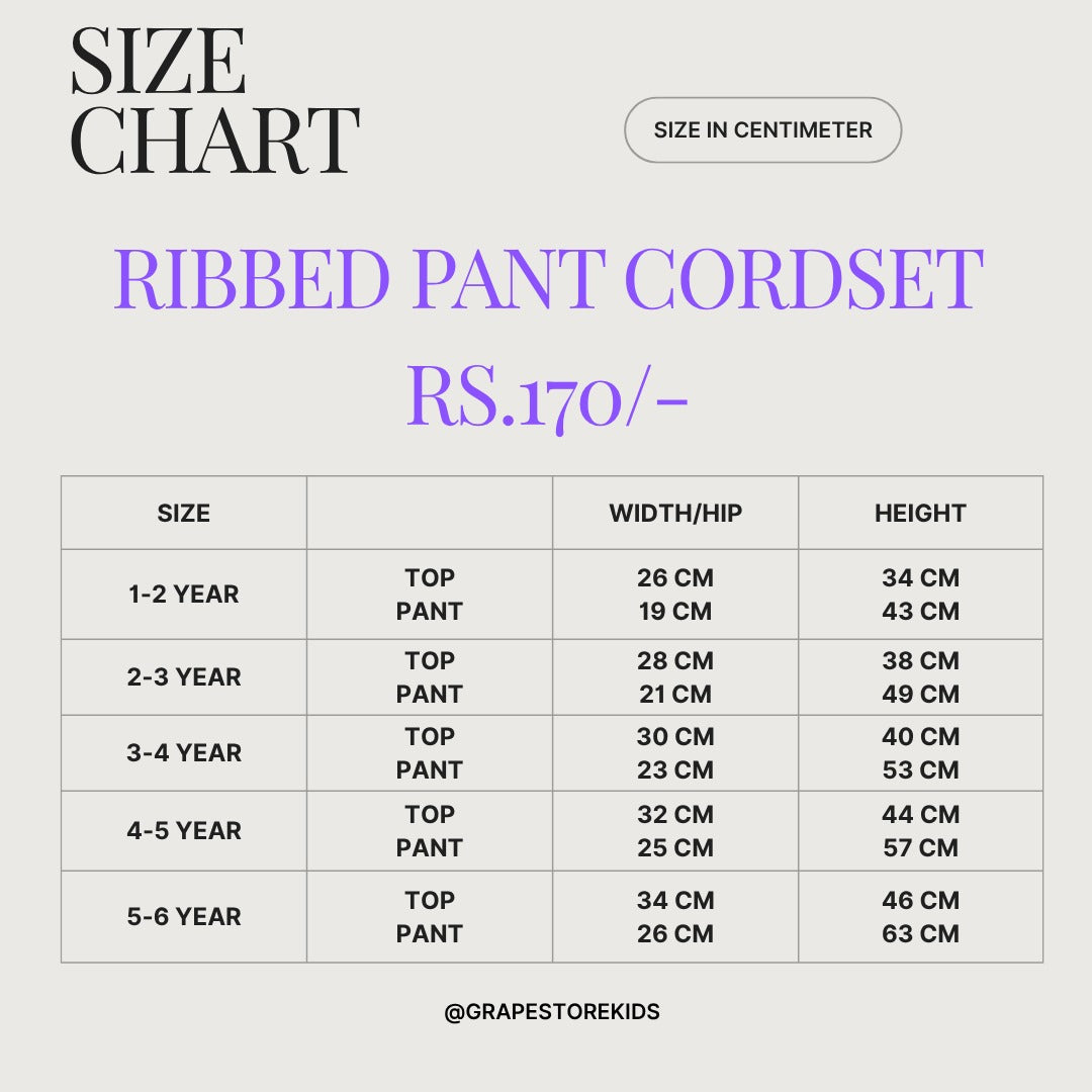 Green Leaves Premium Print Ribbed Pant Cordset (5year to 6year)