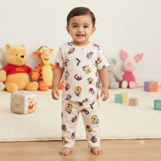 Cartoon print Pant Cordset (5year to 6year)