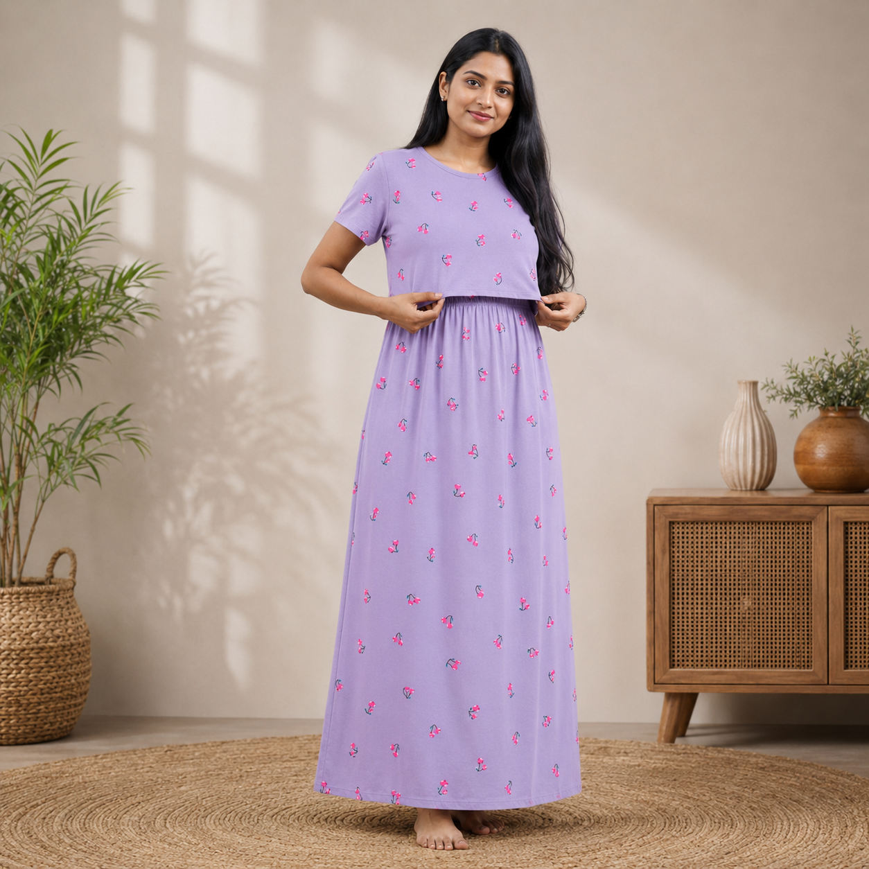 Voilet Zipless Feeding Loungwear