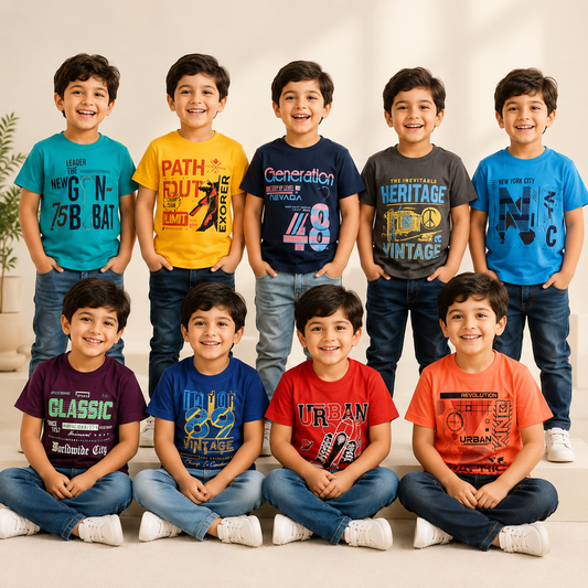 Half Sleeve T-Shirt (Pack of 5)