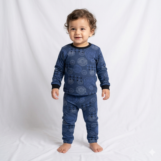 Cartoon Printed Full Sleeve Pant Cordset (7year to 8year)