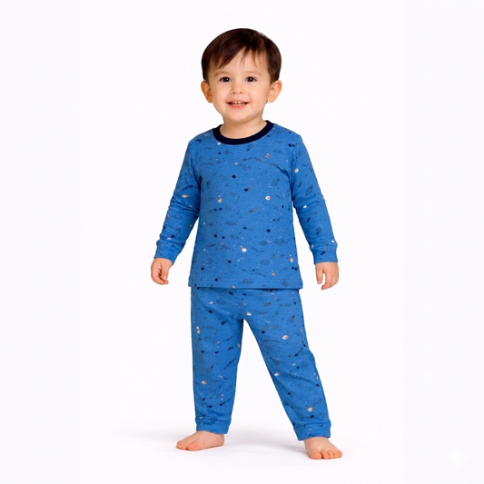 Galaxy Printed Full Sleeve Pant Cordset (7year to 8year)