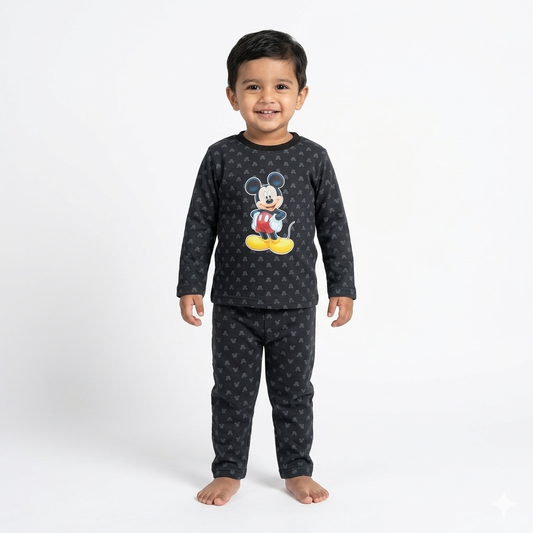 Mky mouse Printed Full Sleeve Pant Cordset (5year to 6year)