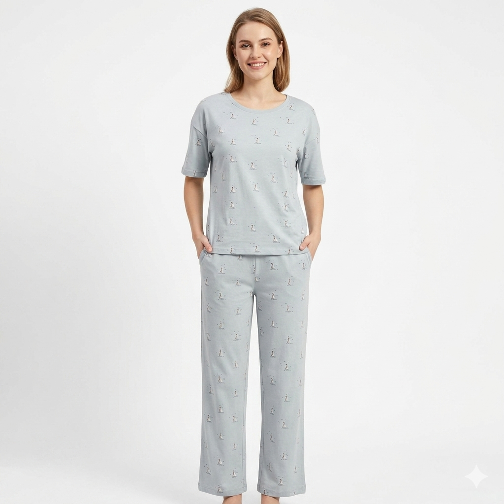 Dotted Print  Pyjamas