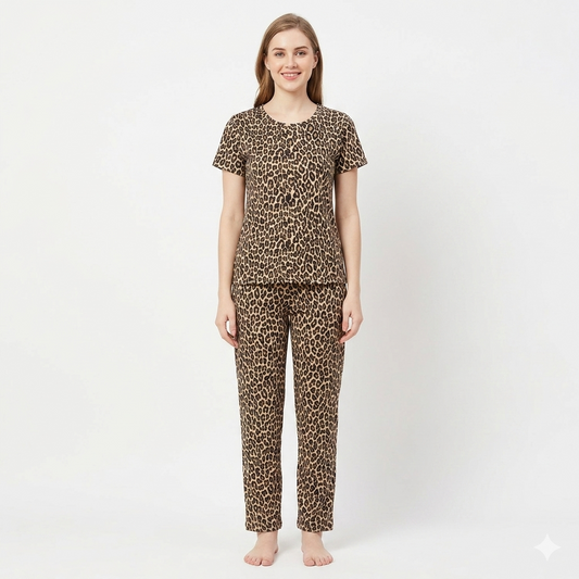 Cheetah Print Pyjamas