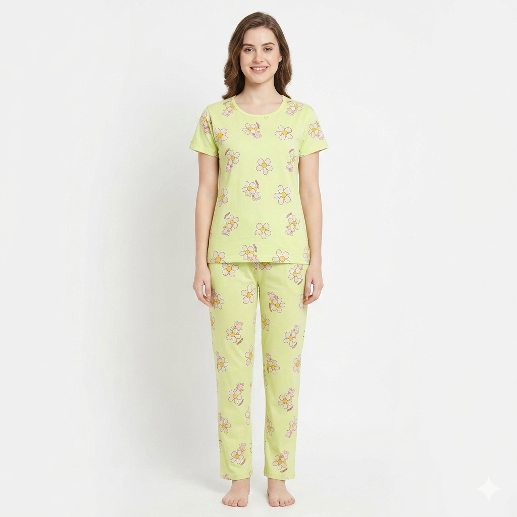 Yellow Flower Pyjamas