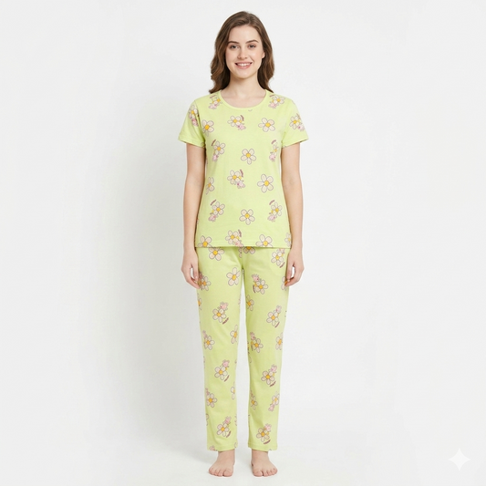 Yellow Flower Pyjamas