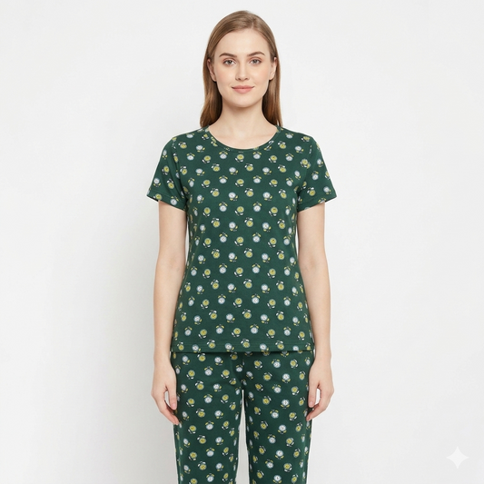Clock Print Pyjamas