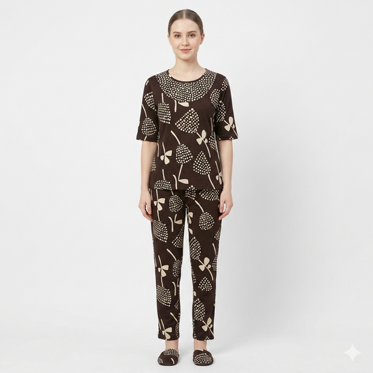 Dotted Flower Pyjamas